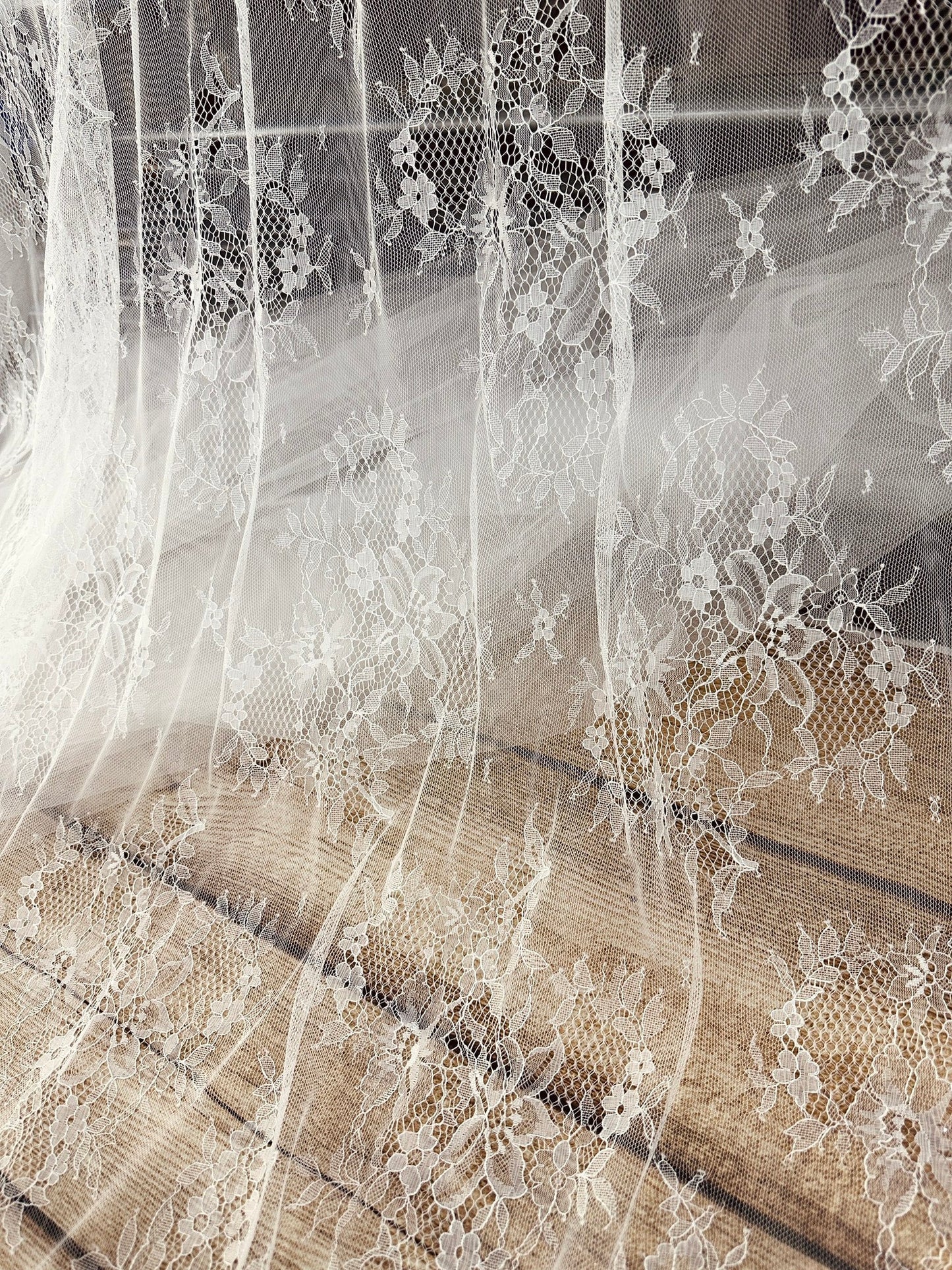 Floral lace mermaid wedding dress,Sleeveless corset wedding dress