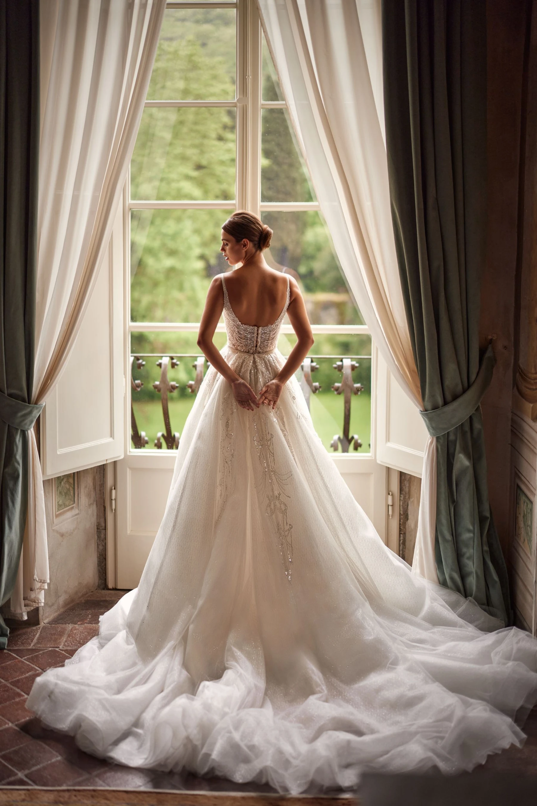 Bride : KRISTIE WEST - Custom Wedding Dress ( Made by Joan Bridal)