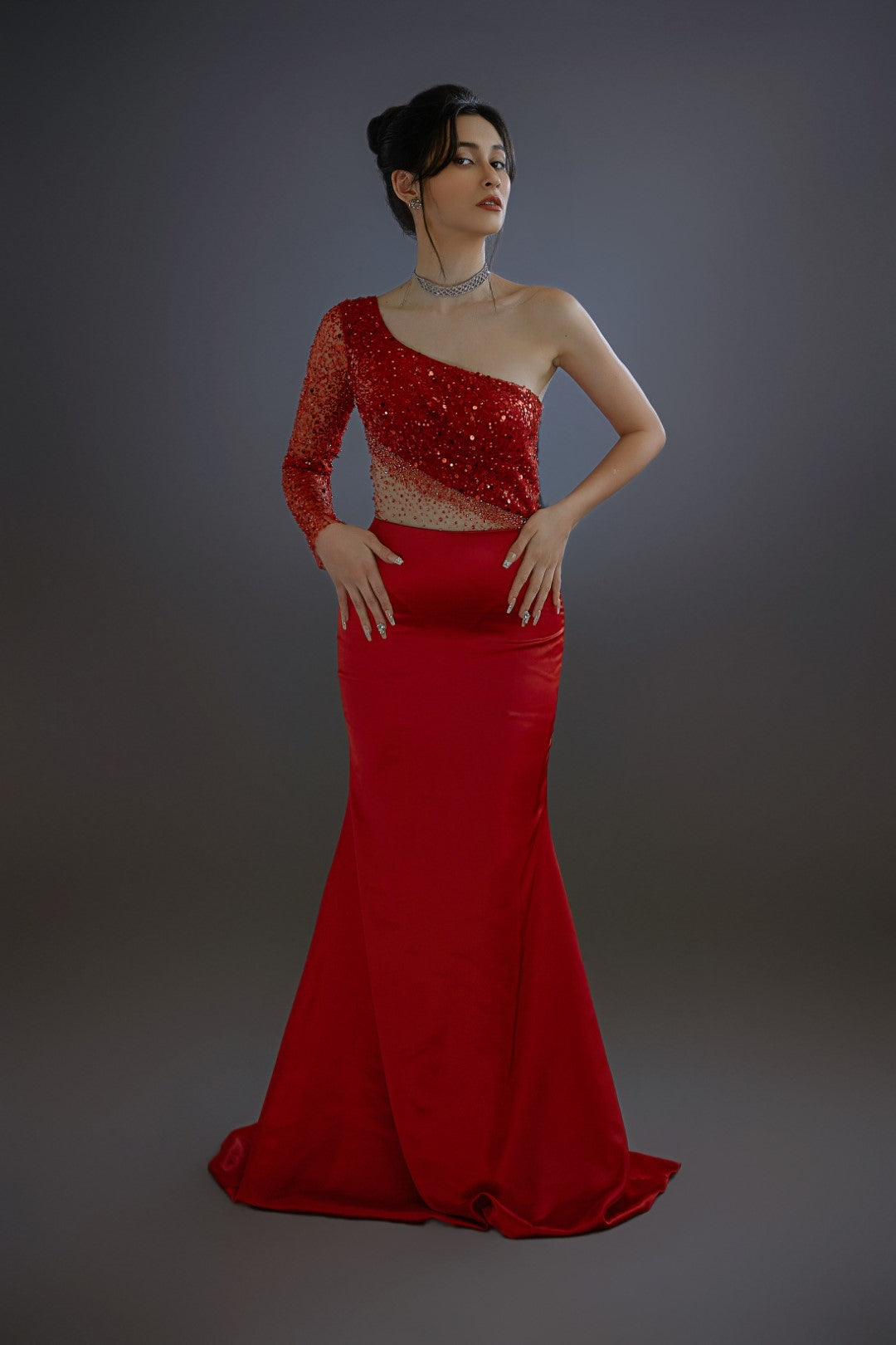 Lillie - Sultry Sophistication: Sexy and Chic Mermaid Prom Dress