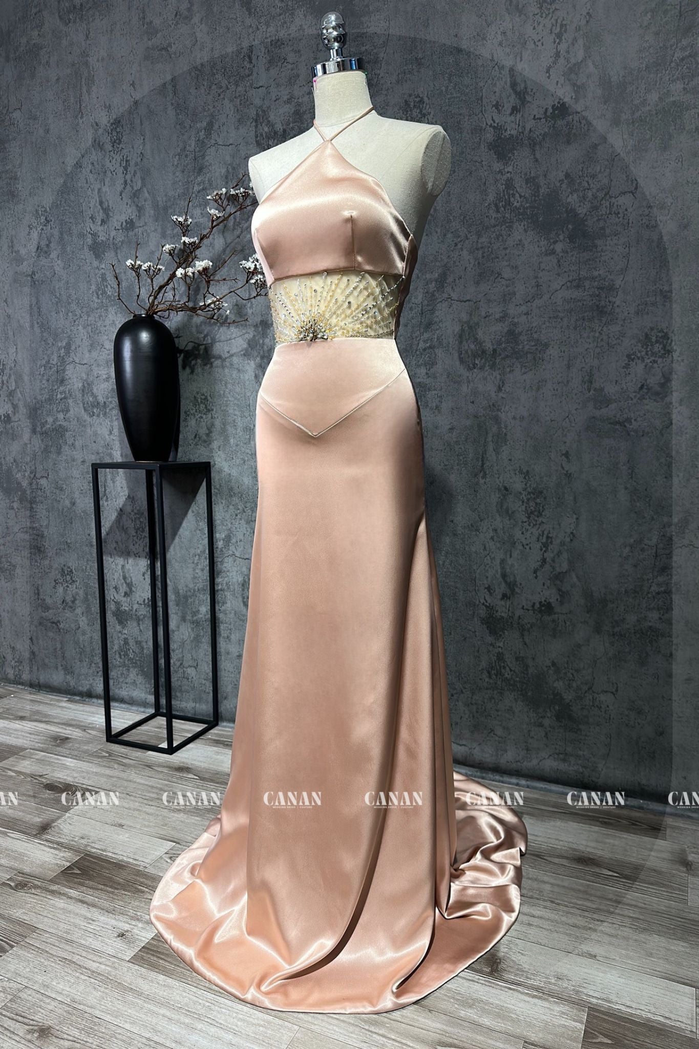 Yashita - Sparkling A-Line Evening Dress: Embrace Elegance!