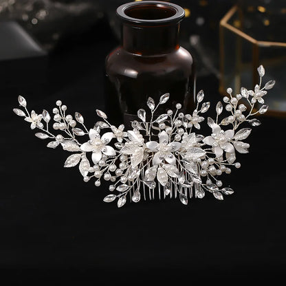 Handmade Pearl Hair Comb - Bridal & Wedding Hair Accessory