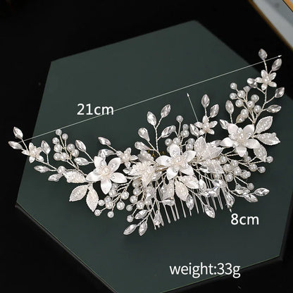 Handmade Pearl Hair Comb - Bridal & Wedding Hair Accessory