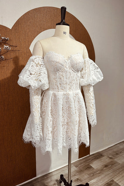 Kane - Corset Wedding Gown,Corset Short Dress , Sexy Short Wedding Dress, Dresses for Women