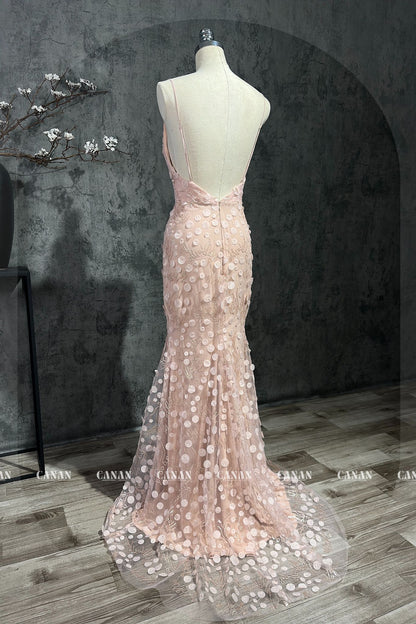 Lily - Sexy and Sparkly Pink Evening Dress | Luxurious Glamour