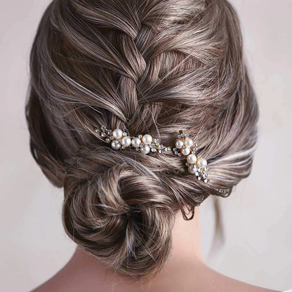 Handmade Pearl Hair Comb - Bridal & Wedding Hair Accessory