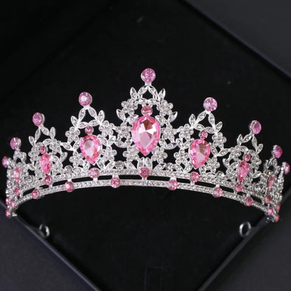 Silver Crystal Bridal Tiara – Wedding Crown & Hair Accessories