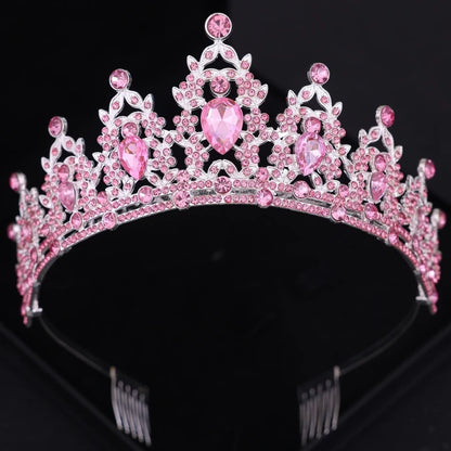 Silver Crystal Bridal Tiara – Wedding Crown & Hair Accessories