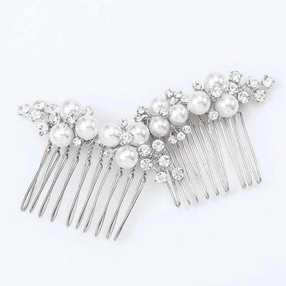 Handmade Pearl Hair Comb - Bridal & Wedding Hair Accessory