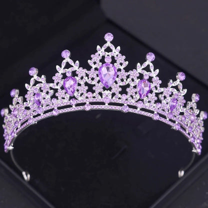 Silver Crystal Bridal Tiara – Wedding Crown & Hair Accessories