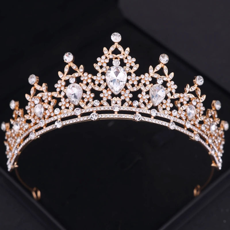 Silver Crystal Bridal Tiara – Wedding Crown & Hair Accessories