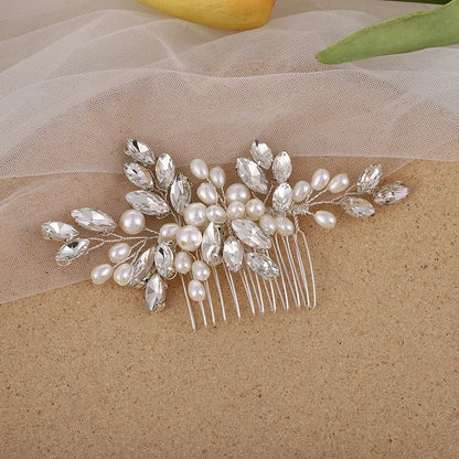 Handmade Pearl Hair Comb - Bridal & Wedding Hair Accessory