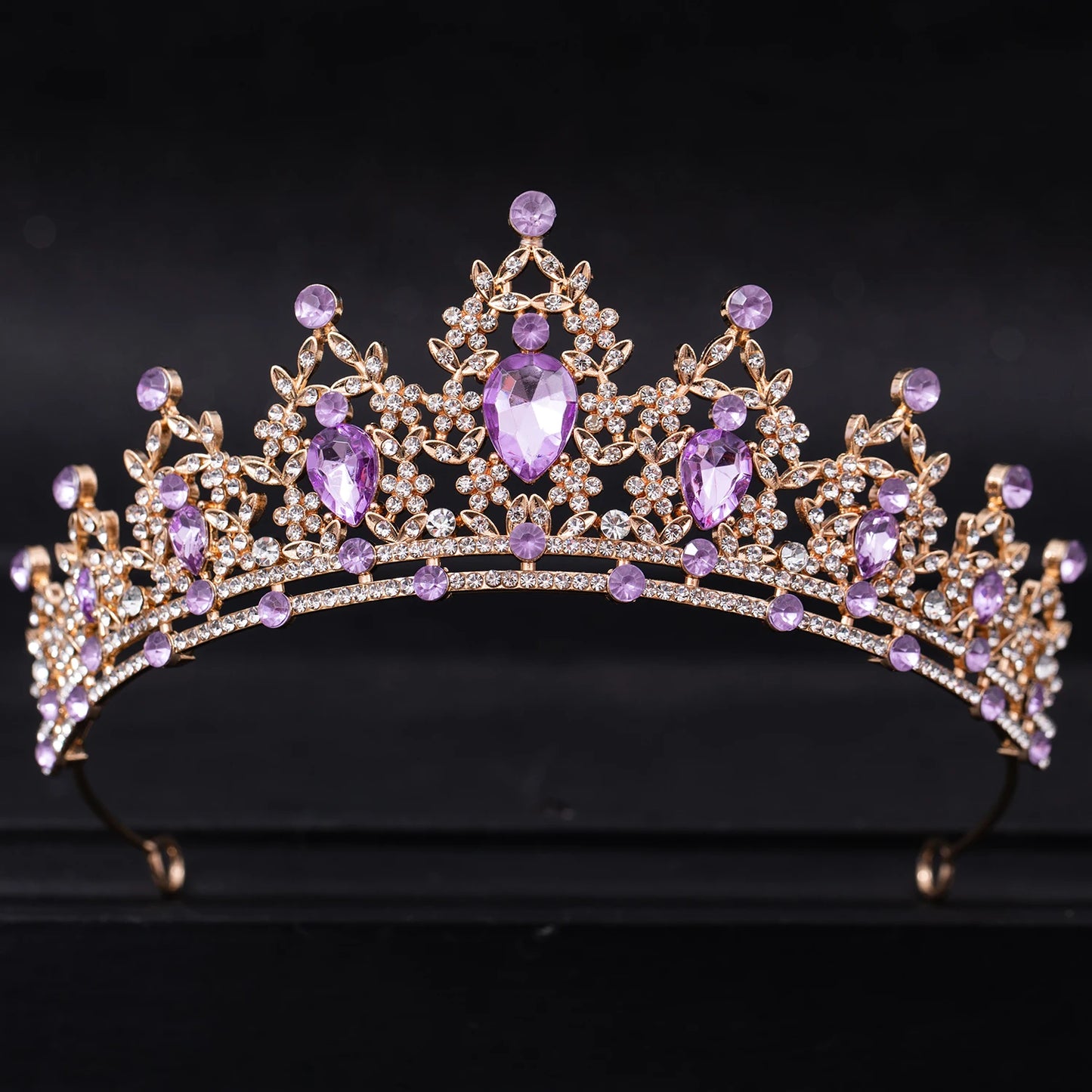 Silver Crystal Bridal Tiara – Wedding Crown & Hair Accessories