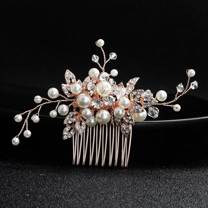 Handmade Pearl Hair Comb - Bridal & Wedding Hair Accessory