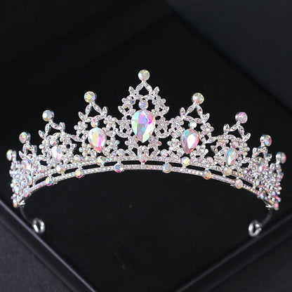 Silver Crystal Bridal Tiara – Wedding Crown & Hair Accessories