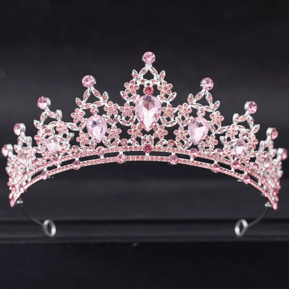 Silver Crystal Bridal Tiara – Wedding Crown & Hair Accessories