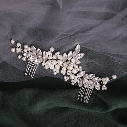 Handmade Pearl Hair Comb - Bridal & Wedding Hair Accessory