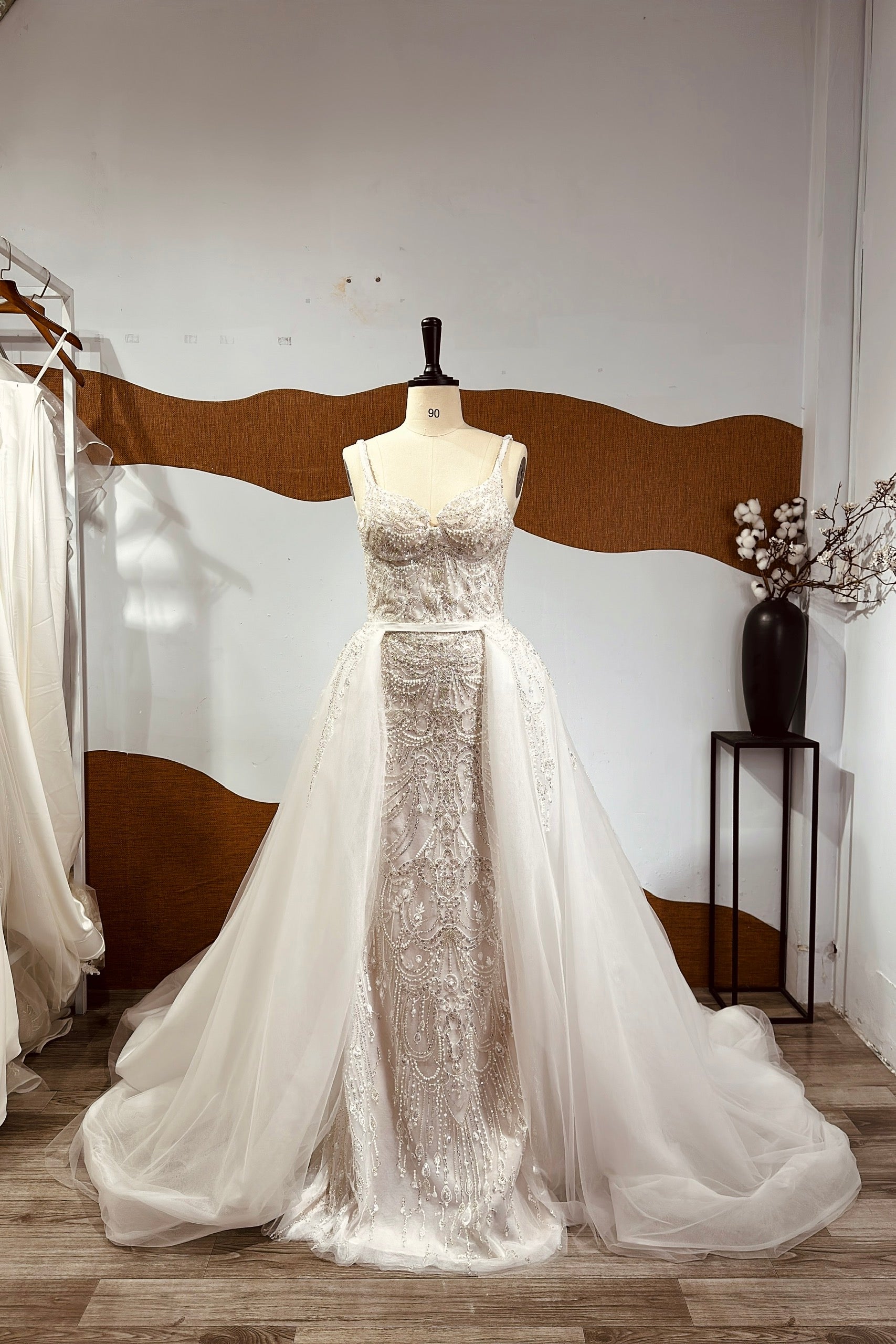 Bride : KRISTIE WEST - Custom Wedding Dress ( Made by Joan Bridal)