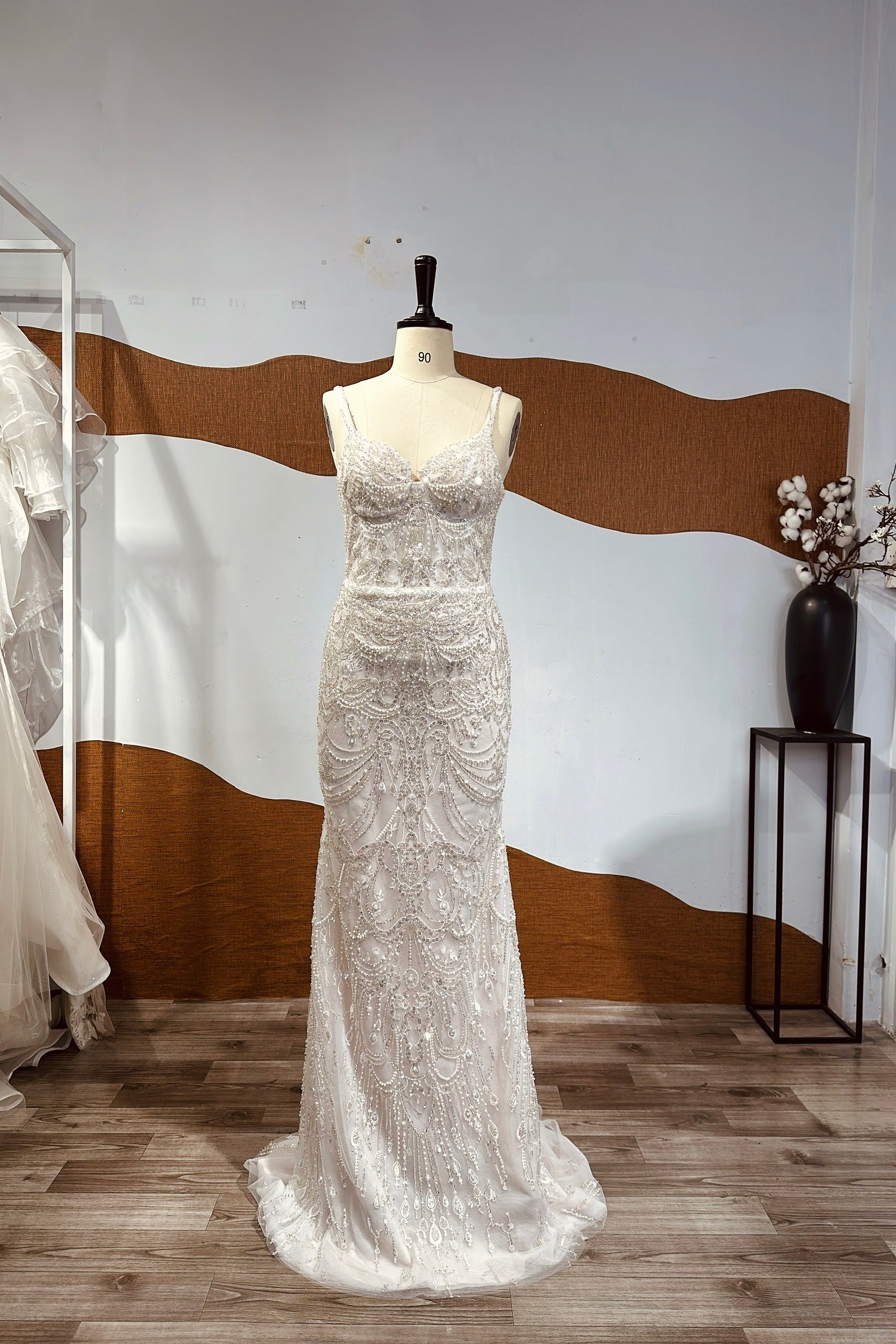 Bride : KRISTIE WEST - Custom Wedding Dress ( Made by Joan Bridal)