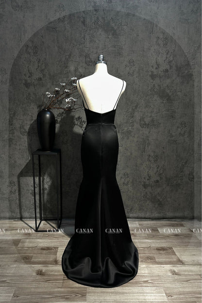 Jocasta - Black and Sexy Mermaid Dress for Unforgettable Evenings