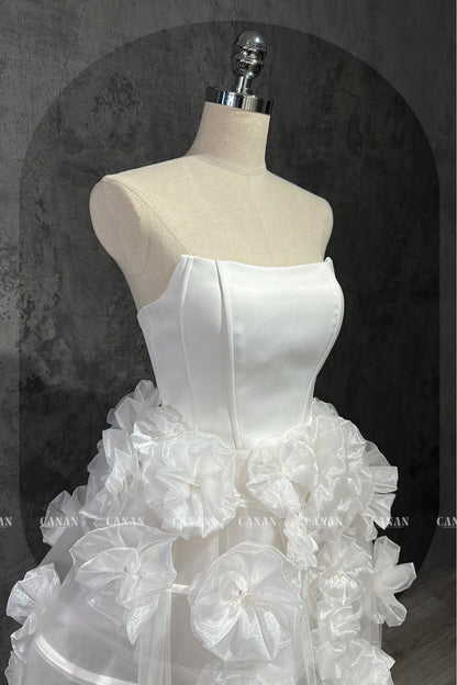 Artemis -  Sexy Short White Corset Dress