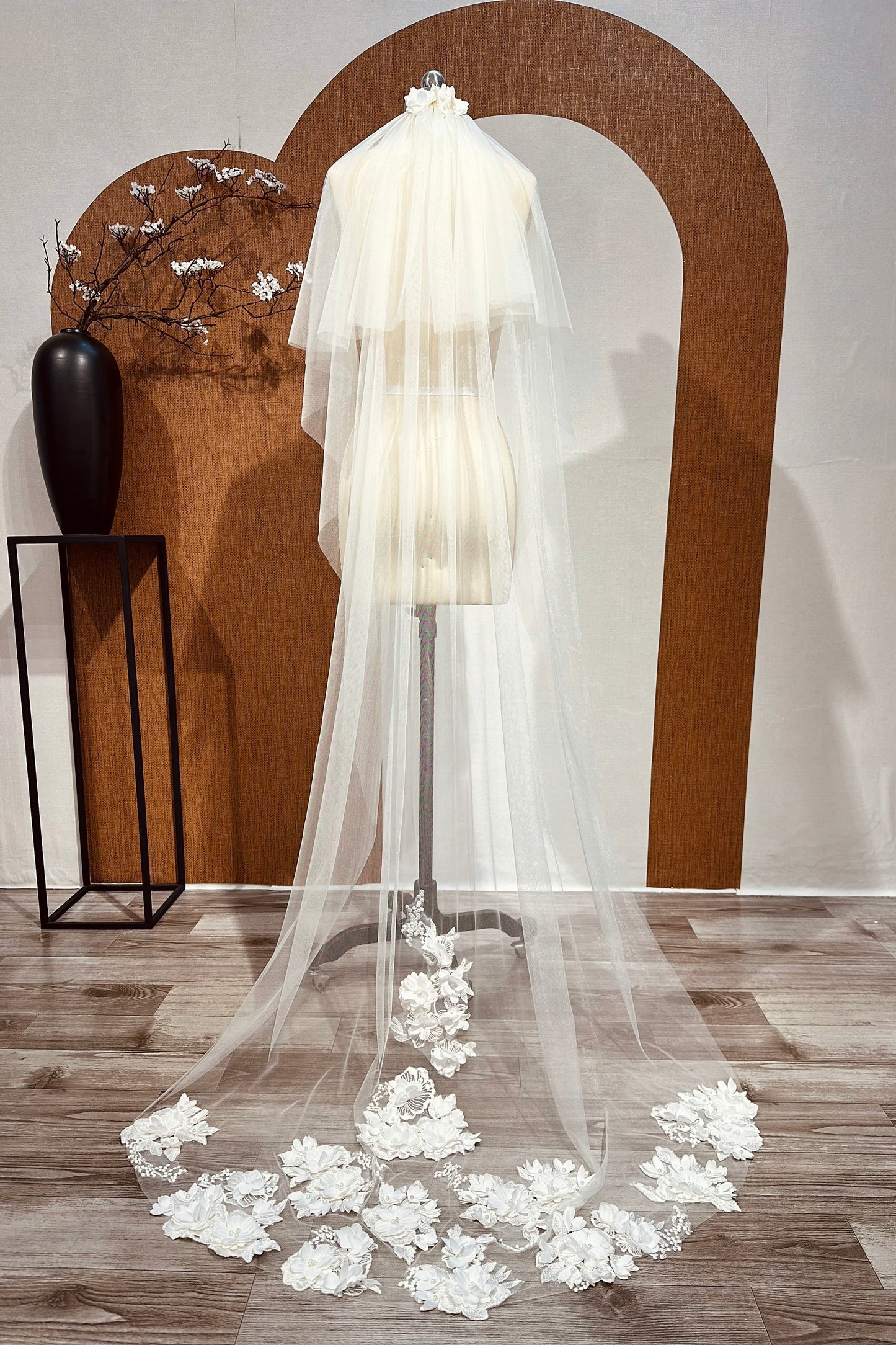Veil lace 3D bridal accessories
