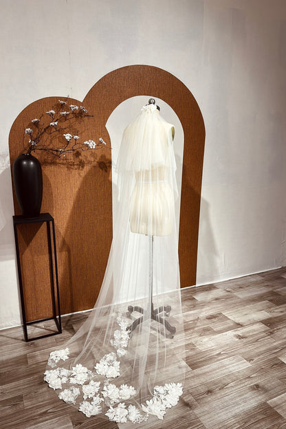 Veil lace 3D bridal accessories