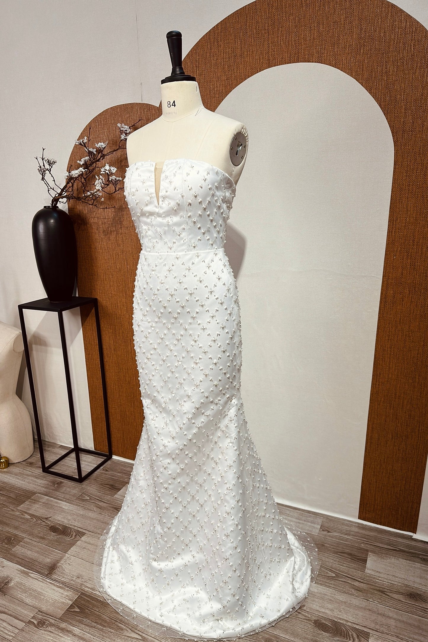 Spark Satin Mermaid Wedding Dress