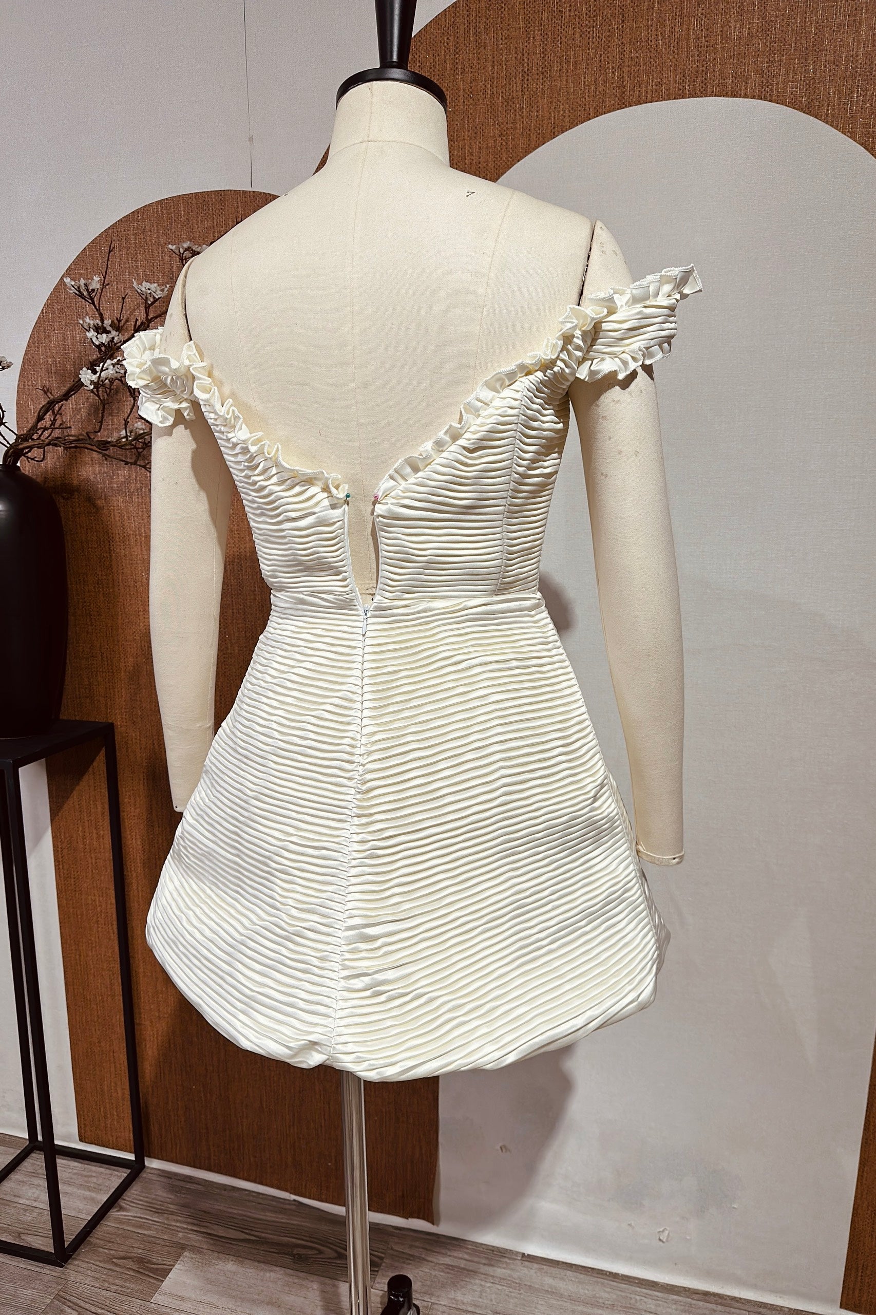 White mini dress ,Sexy mini dress ,Corset mini dress , Party mini dress ,Seductive backless mini dress ,Women's skirts , Gift for her