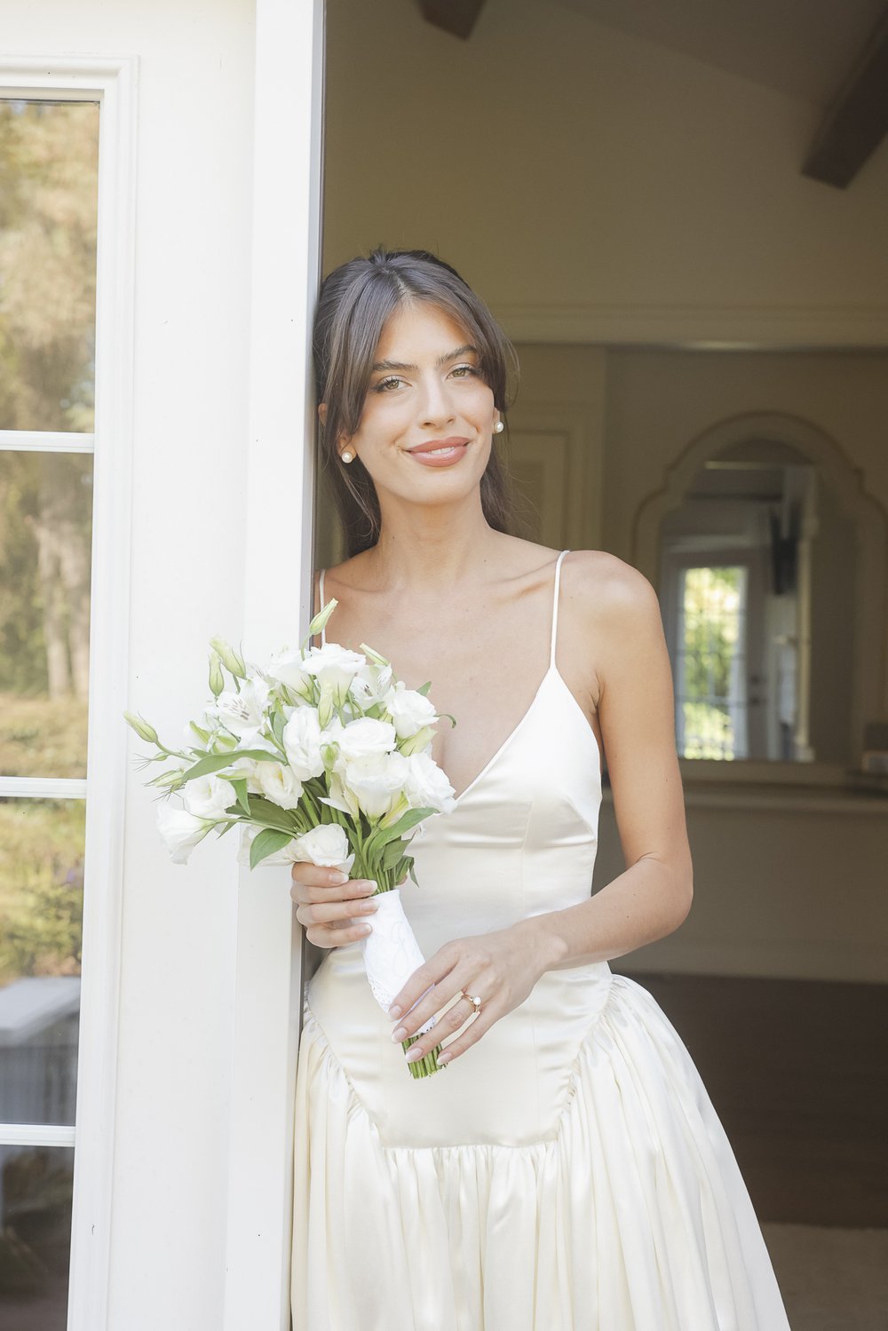 Unique Mermaid Wedding Dress: Satin Wedding Gown Customized to the Bride's Request