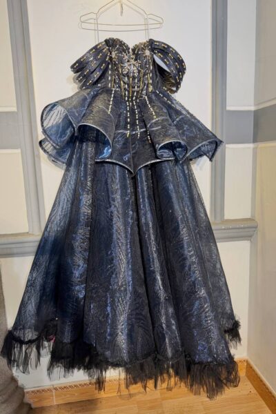 Black and Gold Quinceañera Ball Gown – BG0003