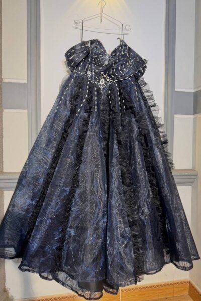 Black Quinceañera Ball Gown – BG0007