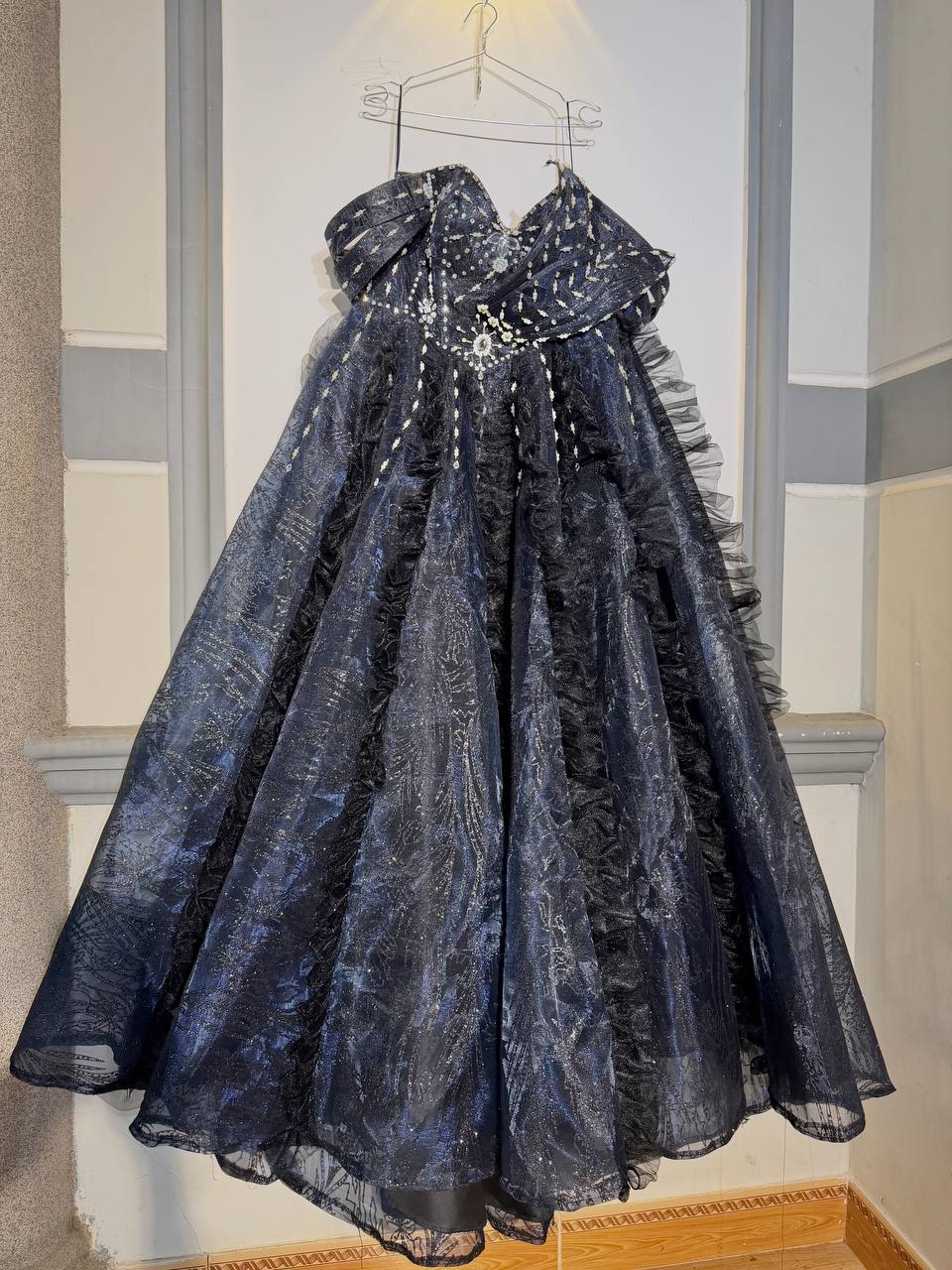 Black Quinceañera Ball Gown – BG0007