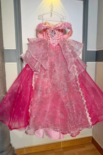 Hot Pink Quinceañera Ball Gown – BG0013