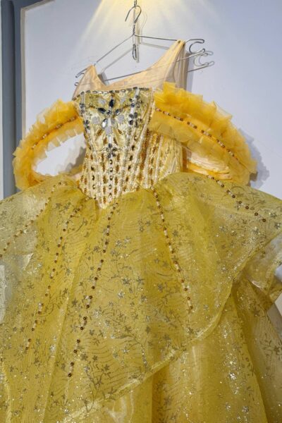 Gold Quinceañera Ball Gown – BG0016