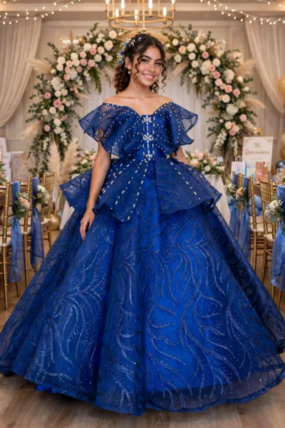 Royal Blue Quinceañera Ball Gown – BG0027