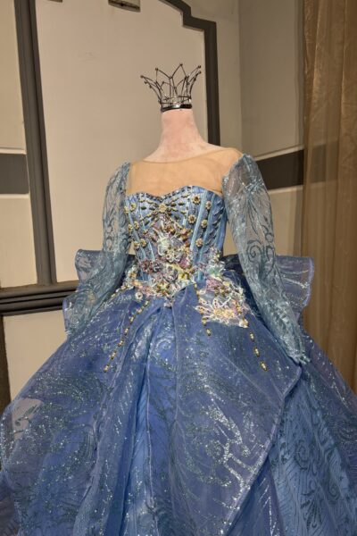 Sky Blue Quinceañera Ball Gown – BG0029