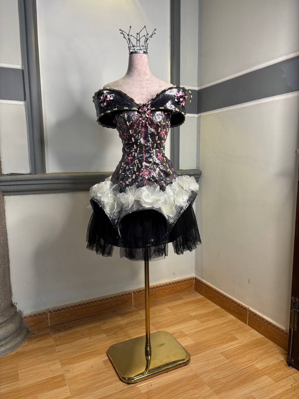 Black/Pink Homecoming Cocktail Dress – CT0002