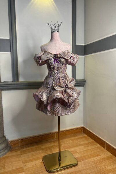 Dusty Pink Homecoming Cocktail Dress – CT0003