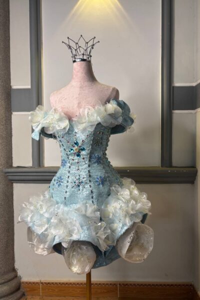 Light Blue Homecoming Cocktail Dress – CT0005