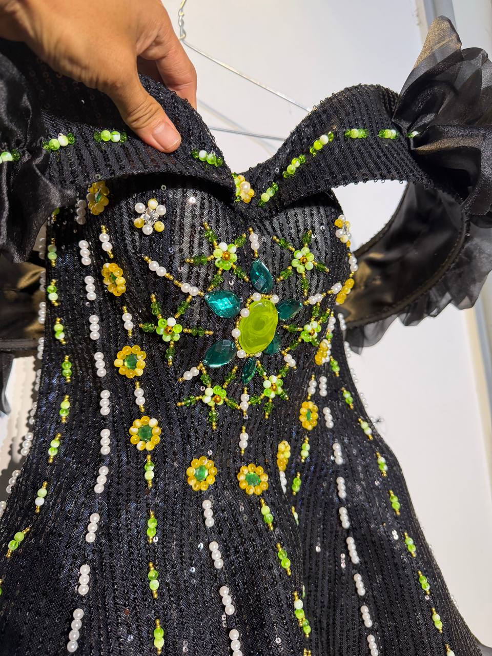 Black/Multicolor Homecoming Cocktail Dress – CT0007