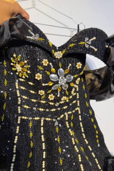 Black/Gold Homecoming Cocktail Dress – CT0011