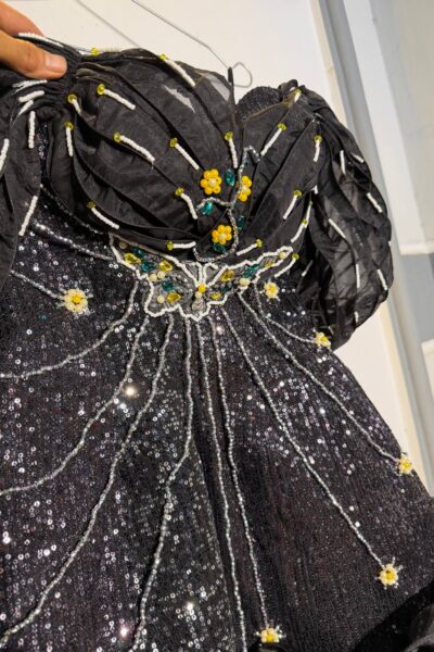 Black/Silver Homecoming Cocktail Dress – CT0014
