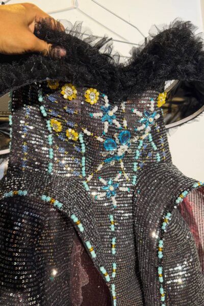 Black/Blue Homecoming Cocktail Dress – CT0016
