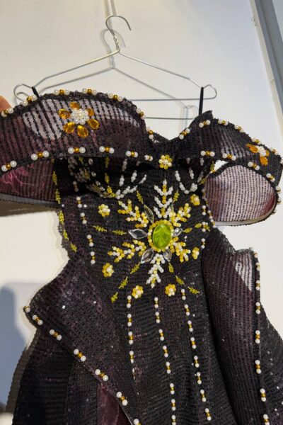 Black/Gold Homecoming Cocktail Dress – CT0019