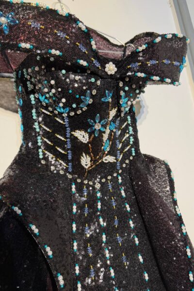 Black/Blue Homecoming Cocktail Dress – CT0021