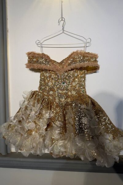 Gold Homecoming Cocktail Dress – CT0028