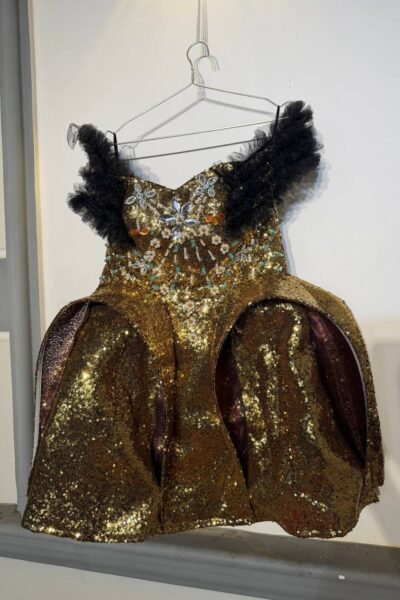 Gold Homecoming Cocktail Dress – CT0044