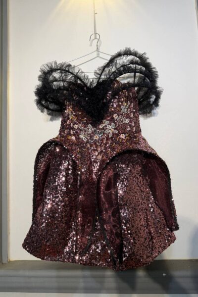 Burgundy Homecoming Cocktail Dress – CT0046