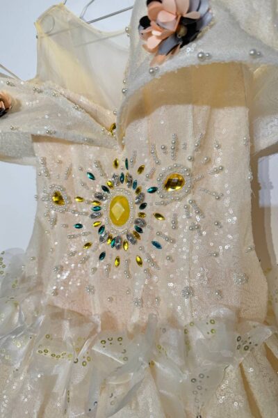 Ivory Homecoming Cocktail Dress – CT0050