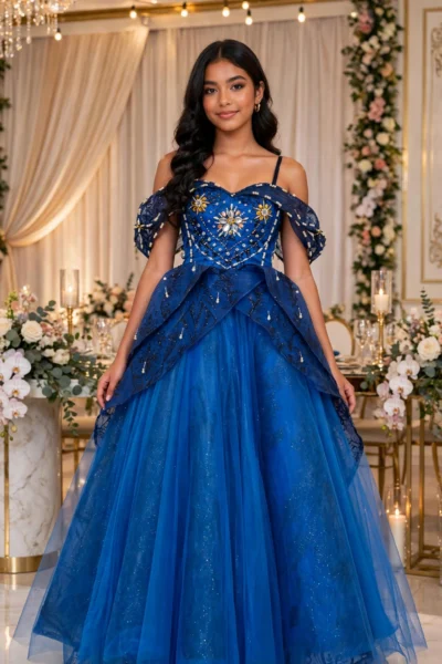 Royal Blue Quinceañera Ball Gown – BG0019